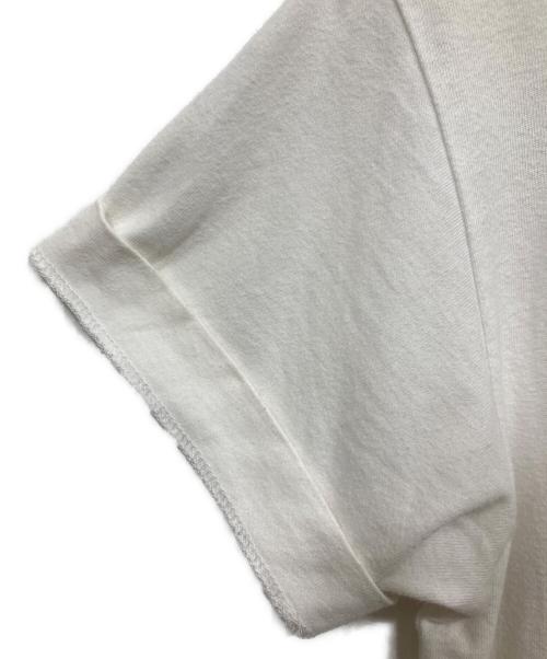 PLAY COMME des GARCONS（プレイコムデギャルソン）PLAY COMME des GARCONS (プレイコムデギャルソン) ロゴＴシャツ ホワイト サイズ:Ｌ　の古着・服飾アイテム