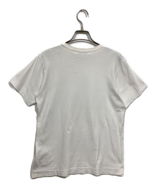 PLAY COMME des GARCONS（プレイコムデギャルソン）PLAY COMME des GARCONS (プレイコムデギャルソン) ロゴＴシャツ ホワイト サイズ:Ｌ　の古着・服飾アイテム