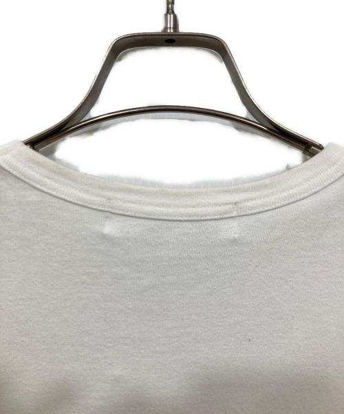 PLAY COMME des GARCONS（プレイコムデギャルソン）PLAY COMME des GARCONS (プレイコムデギャルソン) ロゴＴシャツ ホワイト サイズ:Ｌ　の古着・服飾アイテム
