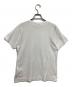 PLAY COMME des GARCONS (プレイコムデギャルソン) ロゴＴシャツ ホワイト サイズ:Ｌ　：4000円