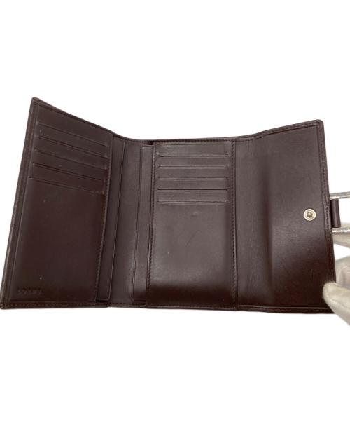 LOEWE（ロエベ）LOEWE (ロエベ) アナグラム3つ折り財布 ブルーの古着・服飾アイテム