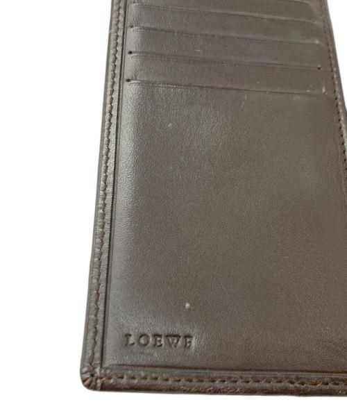 LOEWE（ロエベ）LOEWE (ロエベ) アナグラム3つ折り財布 ブルーの古着・服飾アイテム