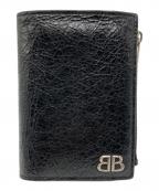 BALENCIAGAバレンシアガ）の古着「2つ折り財布 / モナコ レザーコンパクトウォレット」