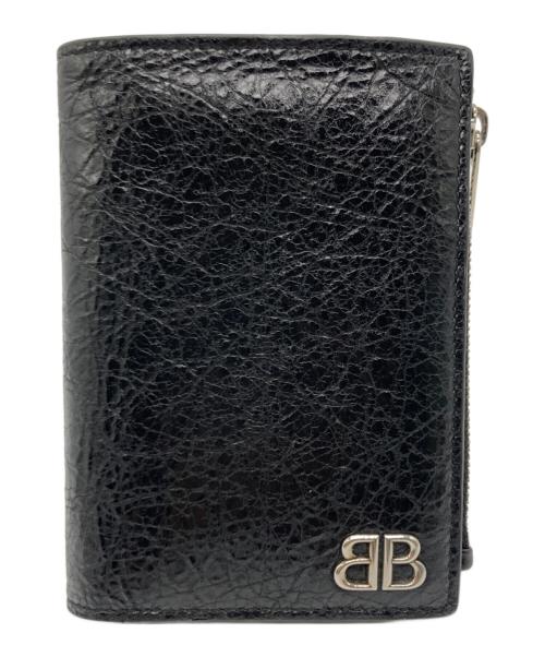 BALENCIAGA（バレンシアガ）BALENCIAGA (バレンシアガ) 2つ折り財布 / モナコ レザーコンパクトウォレットの古着・服飾アイテム
