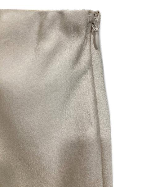Plage（プラージュ）Plage (プラージュ) サテンスカート/ SATIN Fluid スカート ベージュ サイズ:36の古着・服飾アイテム
