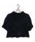 THE TOE (ザ・トゥー) SHORT SLEEVE TWEED JACKET ブラック サイズ:Ｍ：8000円