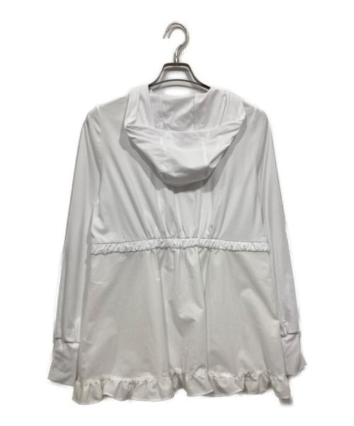 Sono（ソーノ）Sono (ソーノ) ティアードフレアチュニックフーディ ホワイト サイズ:1の古着・服飾アイテム