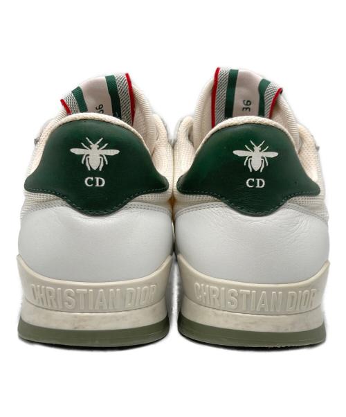 Christian Dior（クリスチャン ディオール）Christian Dior (クリスチャン ディオール) ローカットスニーカー/トラベル ホワイト サイズ:36の古着・服飾アイテム