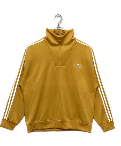 adidas（アディダス）adidas (アディダス) トラックジャケット  / ファンネルネックトラックトップ イエロー サイズ:A：2XL、J：3XLの古着・服飾アイテム