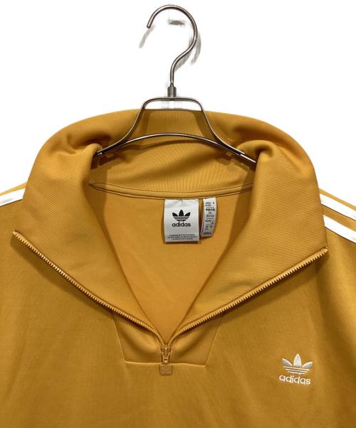 adidas（アディダス）adidas (アディダス) トラックジャケット  / ファンネルネックトラックトップ イエロー サイズ:A：2XL、J：3XLの古着・服飾アイテム
