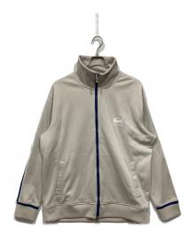 LACOSTE（ラコステ）の古着「ショルダーラインスウェットトラックジャケット」｜グレー