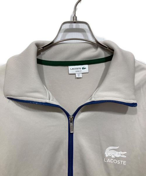 LACOSTE（ラコステ）LACOSTE (ラコステ) ショルダーラインスウェットトラックジャケット グレー サイズ:US Lの古着・服飾アイテム