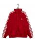adidas（アディダス）の古着「ファイヤーバード トラックトップ」｜レッド