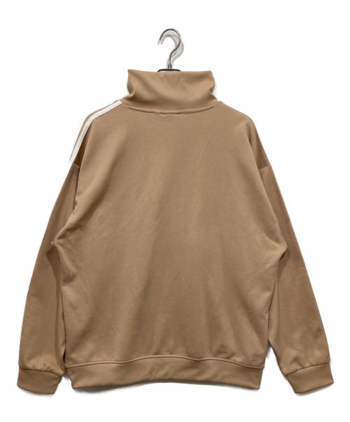 adidas（アディダス）adidas (アディダス) ファンネルネックトラックトップ ベージュ サイズ:A：2XL、J：3XLの古着・服飾アイテム