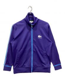 LACOSTE（ラコステ）の古着「ショルダーラインスウェットトラックジャケット」｜パープル