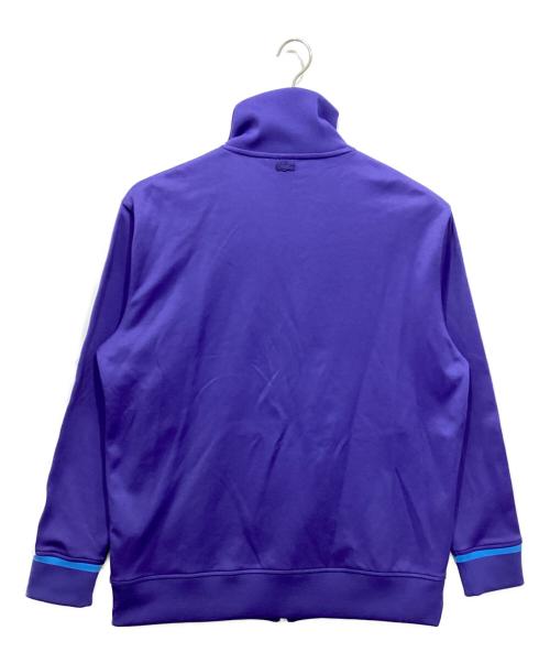 LACOSTE（ラコステ）LACOSTE (ラコステ) ショルダーラインスウェットトラックジャケット パープル サイズ:US Lの古着・服飾アイテム