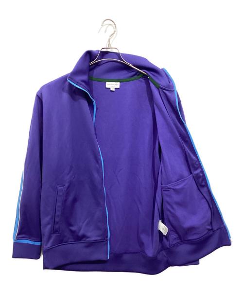 LACOSTE（ラコステ）LACOSTE (ラコステ) ショルダーラインスウェットトラックジャケット パープル サイズ:US Lの古着・服飾アイテム