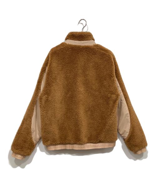 PUMA（プーマ）PUMA (プーマ) ボアスタンドジャケット ブラウン サイズ:Mの古着・服飾アイテム
