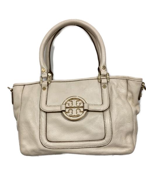 TORY BURCH（トリーバーチ）TORY BURCH (トリーバーチ) 2WAYバッグ アイボリーの古着・服飾アイテム