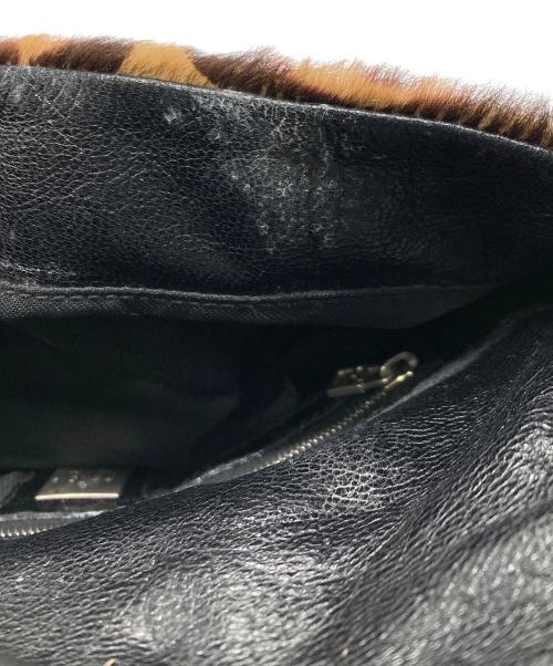 FENDI（フェンディ）FENDI (フェンディ) レオーパードハラコショルダーバッグ / マンマバケット ブラウンの古着・服飾アイテム