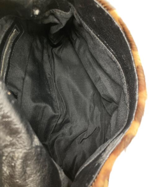 FENDI（フェンディ）FENDI (フェンディ) レオーパードハラコショルダーバッグ / マンマバケット ブラウンの古着・服飾アイテム