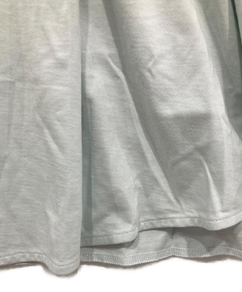 ebure（エブール）EBURE (エブール) 天竺フレアワンピース ブルー サイズ:36の古着・服飾アイテム