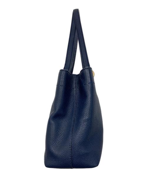 TORY BURCH（トリーバーチ）TORY BURCH (トリーバーチ) マックグロータッセルトートバッグ ネイビーの古着・服飾アイテム