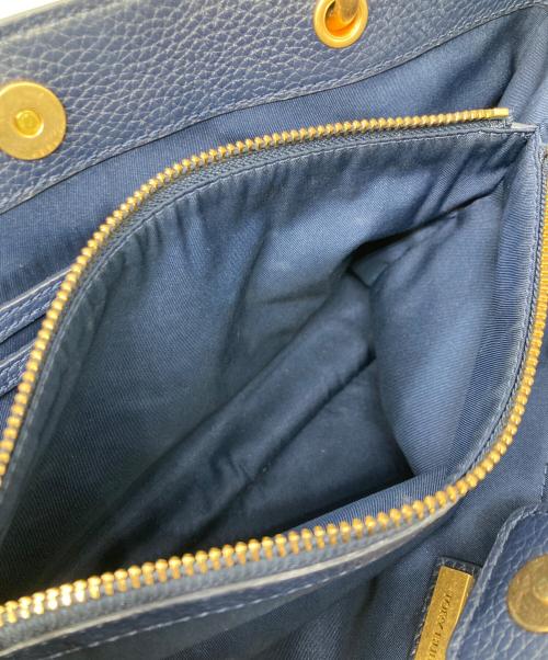 TORY BURCH（トリーバーチ）TORY BURCH (トリーバーチ) マックグロータッセルトートバッグ ネイビーの古着・服飾アイテム