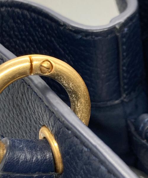 TORY BURCH（トリーバーチ）TORY BURCH (トリーバーチ) マックグロータッセルトートバッグ ネイビーの古着・服飾アイテム