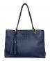 TORY BURCH（トリーバーチ）の古着「マックグロータッセルトートバッグ」｜ネイビー