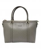 GUCCIグッチ）の古着「2WAYショルダーバッグ/マイクロ グッチシマ」｜ブラウン