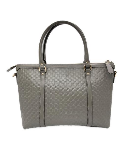 GUCCI（グッチ）GUCCI (グッチ) 2WAYショルダーバッグ/マイクロ グッチシマ ブラウンの古着・服飾アイテム