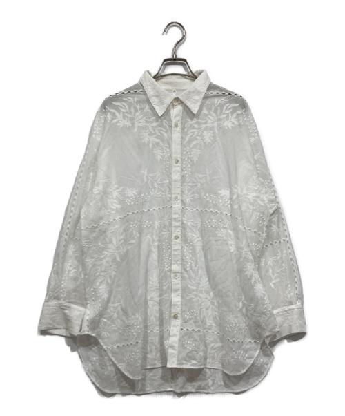 JOURNAL STANDARD（ジャーナルスタンダード）JOURNAL STANDARD (ジャーナルスタンダード) TOLIGHT (トライト) レースシャツ ホワイト サイズ:表記なしの古着・服飾アイテム