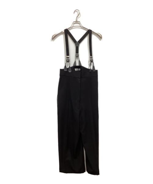 AKTE（アクテ）AKTE (アクテ) ストラップワイドパンツ ブラック サイズ:1の古着・服飾アイテム
