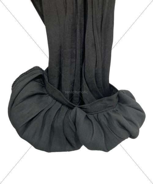 L'AUBE（ローブ）L'AUBE (ローブ) Flare pleats Dress ブラック サイズ:Ｍの古着・服飾アイテム