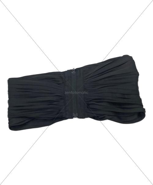L'AUBE（ローブ）L'AUBE (ローブ) Flare pleats Dress ブラック サイズ:Ｍの古着・服飾アイテム