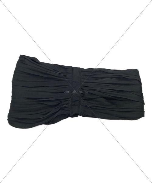 L'AUBE（ローブ）L'AUBE (ローブ) Flare pleats Dress ブラック サイズ:Ｍの古着・服飾アイテム