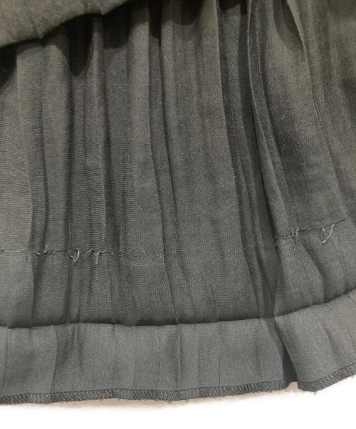 L'AUBE（ローブ）L'AUBE (ローブ) Flare pleats Dress ブラック サイズ:Ｍの古着・服飾アイテム