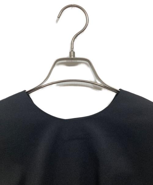 Noble（ノーブル）Noble (ノーブル) 【洗える】エステルツイルショートレングスブラウス ブラック サイズ:－の古着・服飾アイテム