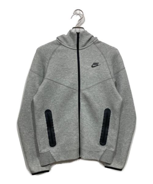 NIKE（ナイキ）NIKE (ナイキ) TCH FLC FZ WR HOODIE/テック フリース WR フルジップ L/S フーディ グレー サイズ:Ｓの古着・服飾アイテム