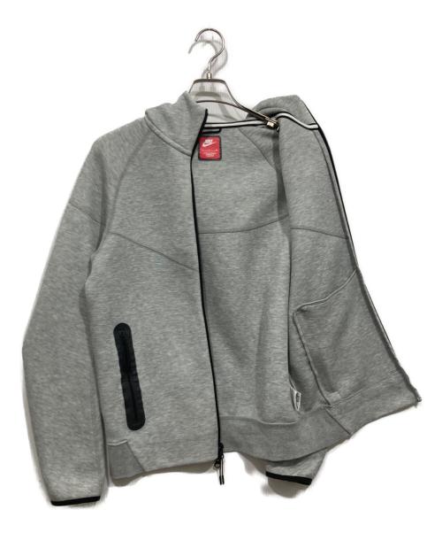 NIKE（ナイキ）NIKE (ナイキ) TCH FLC FZ WR HOODIE/テック フリース WR フルジップ L/S フーディ グレー サイズ:Ｓの古着・服飾アイテム