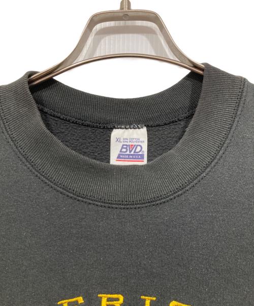 B.V.D（ビーブイディー）B.V.D (ビーブイディー) スウェット ブラック サイズ:XLの古着・服飾アイテム