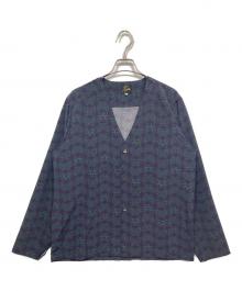 Needles（ニードルズ）の古着「V Neck Shirt / Vネックシャツ」｜パープル