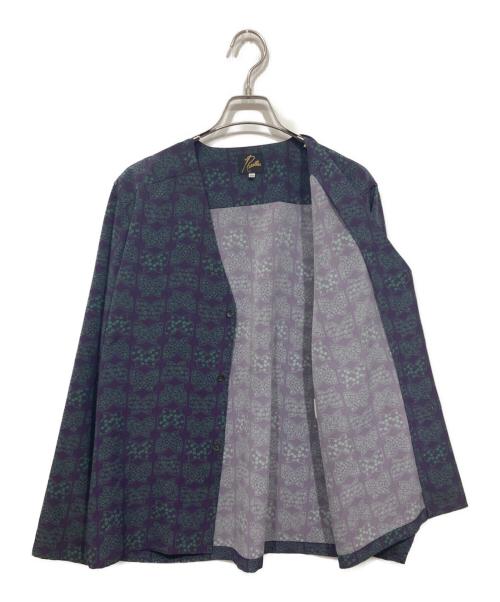 Needles（ニードルズ）Needles (ニードルズ) V Neck Shirt / Vネックシャツ パープル サイズ:XSの古着・服飾アイテム