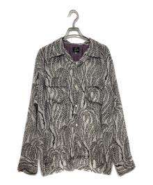 Needles（ニードルズ）の古着「Classic Shirt Poly Chiffon」｜ホワイト