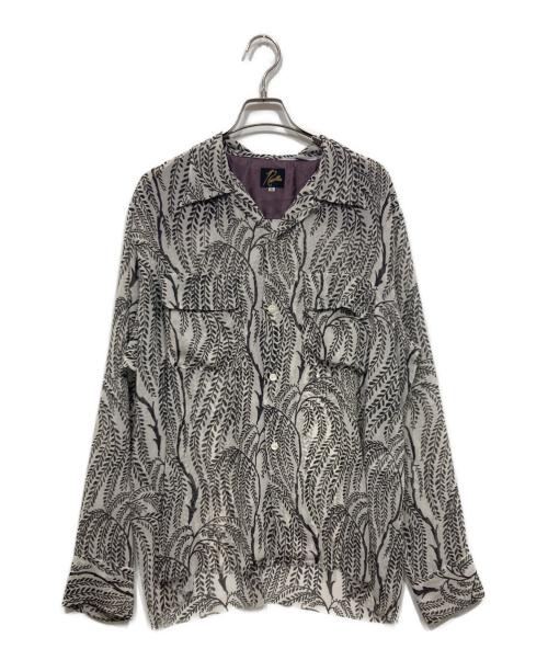 Needles（ニードルズ）Needles (ニードルズ) Classic Shirt Poly Chiffon ホワイト サイズ:XLの古着・服飾アイテム