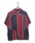 Needles (ニードルズ) 半袖シャツ / One-UpShirt レッド×ネイビー サイズ:Ｍ：9000円