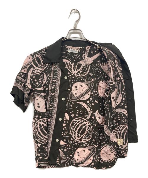 Sun Surf（サンサーフ）Sun Surf (サンサーフ) アロハシャツ グレー×ピンク サイズ:Ｓの古着・服飾アイテム
