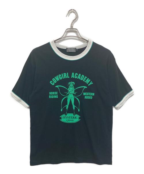 histeric（ヒステリック）histeric (ヒステリック) プリントTシャツ ブラック サイズ:Ｍの古着・服飾アイテム