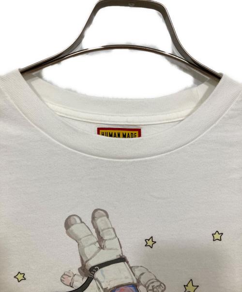 HUMAN MADE（ヒューマンメイド）HUMAN MADE (ヒューマンメイド) Keiko Sootome (ソオトメケイコ) コラボプリントTシャツ ホワイト サイズ:Lの古着・服飾アイテム